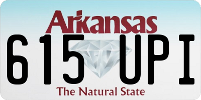 AR license plate 615UPI