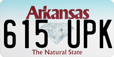 AR license plate 615UPK