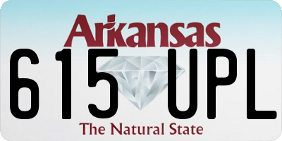 AR license plate 615UPL