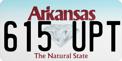 AR license plate 615UPT