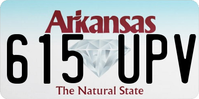 AR license plate 615UPV