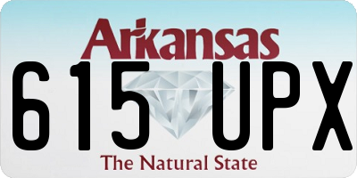 AR license plate 615UPX