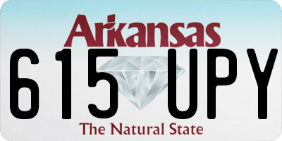 AR license plate 615UPY