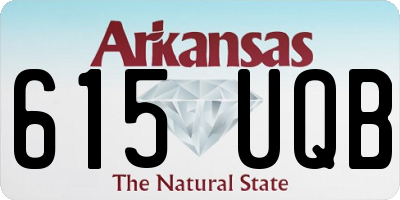 AR license plate 615UQB