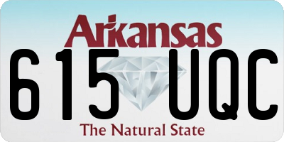 AR license plate 615UQC