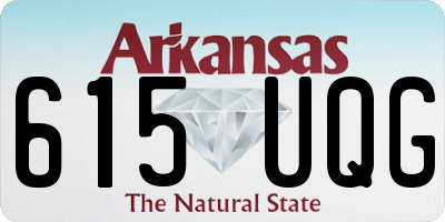 AR license plate 615UQG
