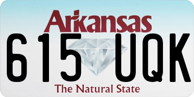 AR license plate 615UQK
