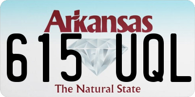 AR license plate 615UQL