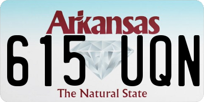AR license plate 615UQN