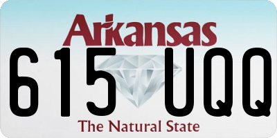 AR license plate 615UQQ