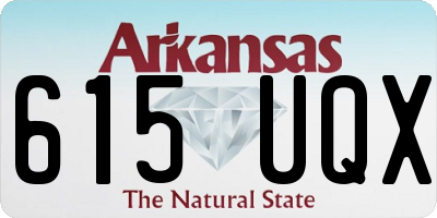 AR license plate 615UQX