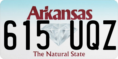 AR license plate 615UQZ