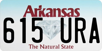 AR license plate 615URA