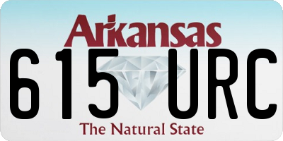 AR license plate 615URC