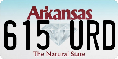 AR license plate 615URD