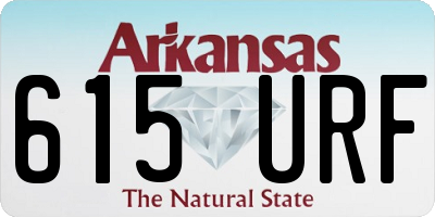 AR license plate 615URF