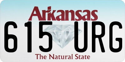 AR license plate 615URG