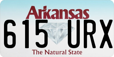 AR license plate 615URX