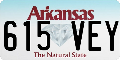 AR license plate 615VEY