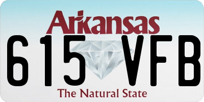AR license plate 615VFB
