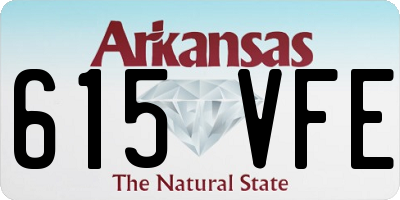 AR license plate 615VFE