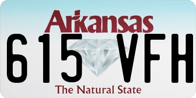 AR license plate 615VFH