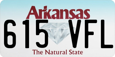 AR license plate 615VFL
