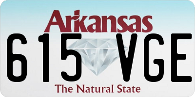 AR license plate 615VGE
