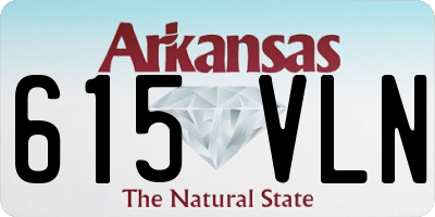 AR license plate 615VLN