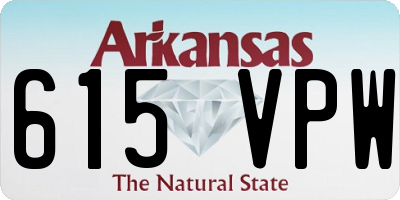 AR license plate 615VPW