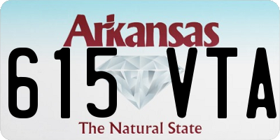 AR license plate 615VTA