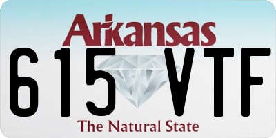 AR license plate 615VTF