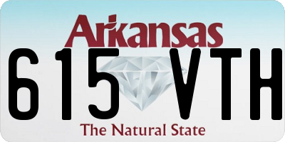 AR license plate 615VTH