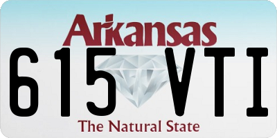 AR license plate 615VTI