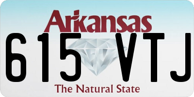 AR license plate 615VTJ