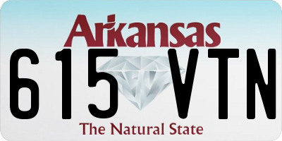 AR license plate 615VTN