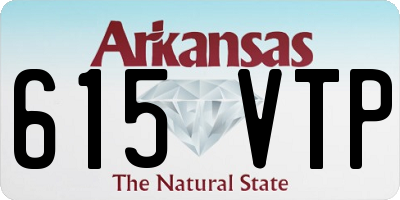 AR license plate 615VTP
