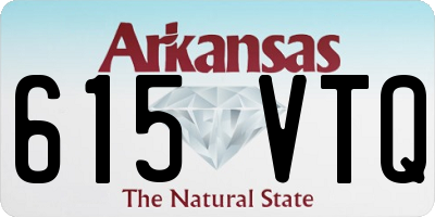 AR license plate 615VTQ
