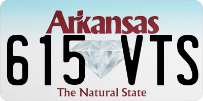 AR license plate 615VTS