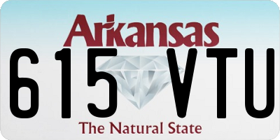 AR license plate 615VTU