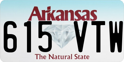 AR license plate 615VTW