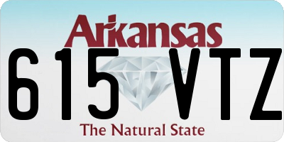 AR license plate 615VTZ
