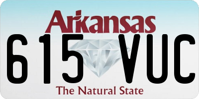 AR license plate 615VUC
