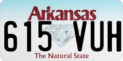 AR license plate 615VUH