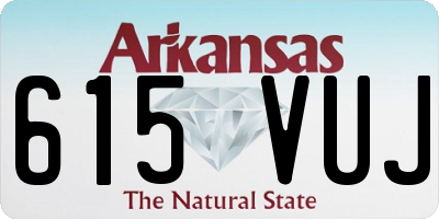 AR license plate 615VUJ