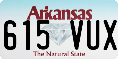 AR license plate 615VUX