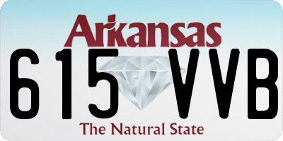 AR license plate 615VVB