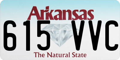 AR license plate 615VVC