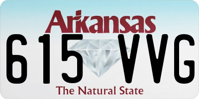 AR license plate 615VVG
