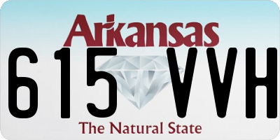 AR license plate 615VVH